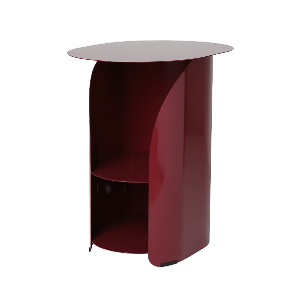 [10%쿠폰] 커브사이드테이블 curve side table_burgundy