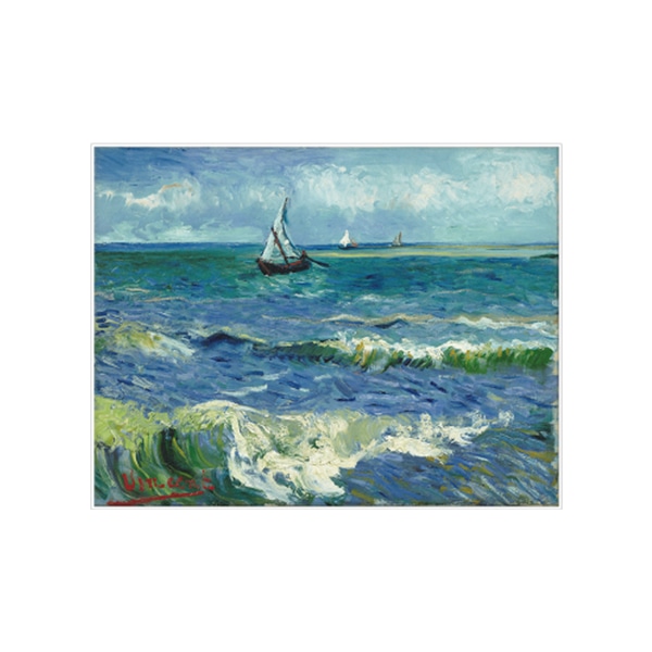 [FRAME] Seascape near Les Saintes (고흐)
