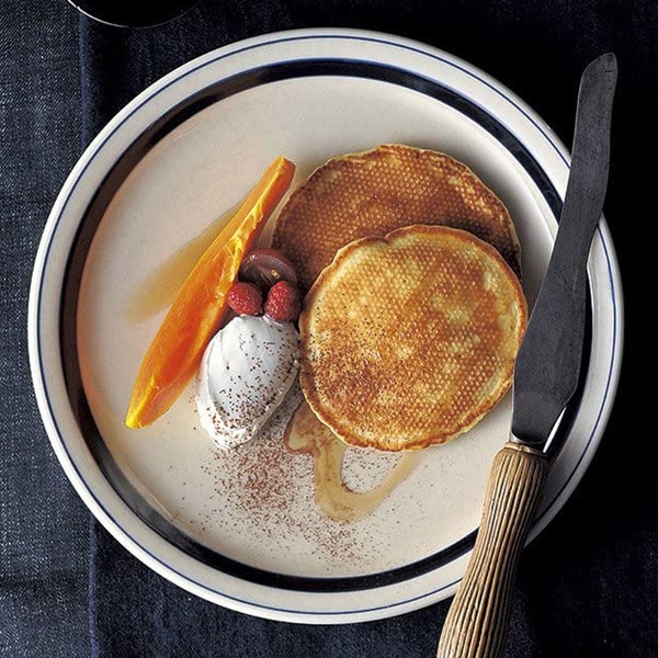 [금주의 특가]  인디고 보더 도자기 식기 모음 (디저트접시/파스타접시/커피잔)