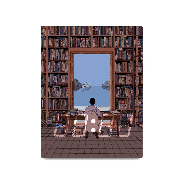 LED시계 A Library by the Tyrrhenian Sea, 일리야 밀스타인