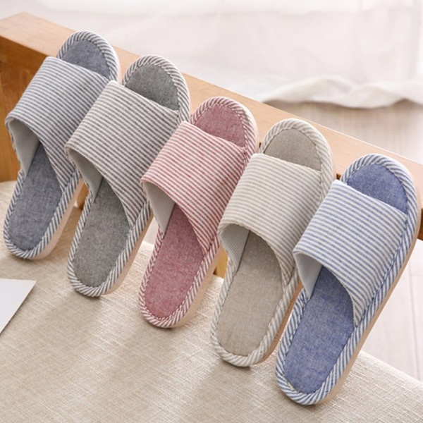 무블 파파 린넨 커플용 슬리퍼 실내화 거실화