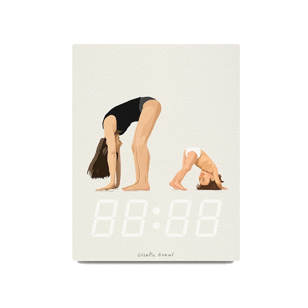[10% 쿠폰] LED시계 Mother Daughter, 지젤 데켈