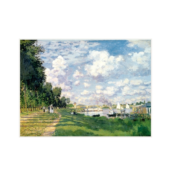 The Marina At Argenteuil 클로드모네 작가 패널액자 70X52