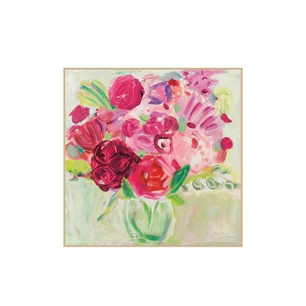 파리다 자만, Pink and Red Florals, 꽃 플라워 인테리어 그림 액자