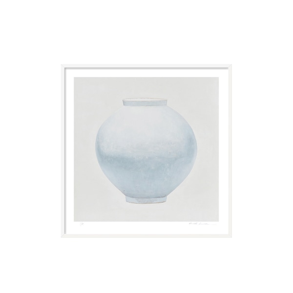 이호철, Encore 달항아리(99 Editions) 판화, 백자 항아리 인테리어 그림액자