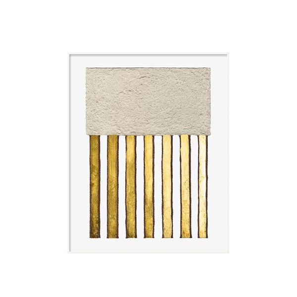 알론소 손더스, Monolithic Gold Ⅱ, 인테리어 추상화 그림액자