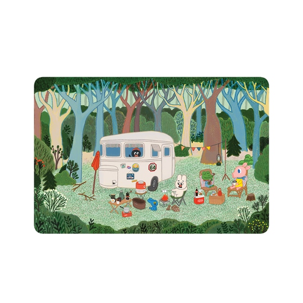 테이블매트 Camping in the Forest / 굴리굴리(GOOLYGOOLY)