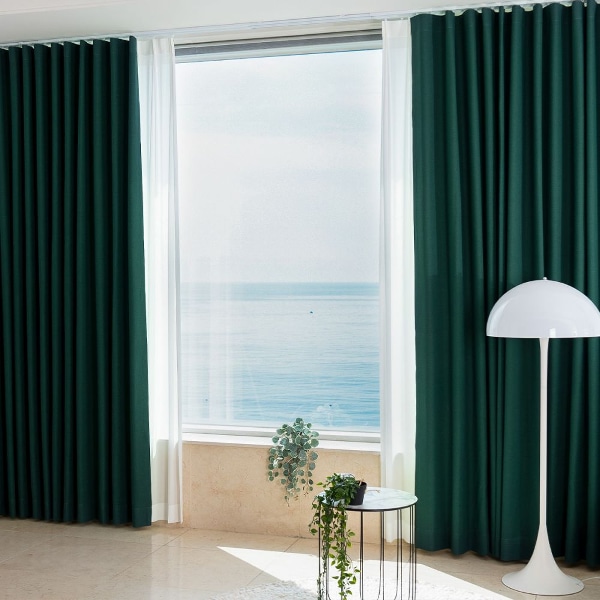 [맞춤] 굿나잇 방한방풍 형상기억 양면 100% 암막커튼 60x160 (4컬러)