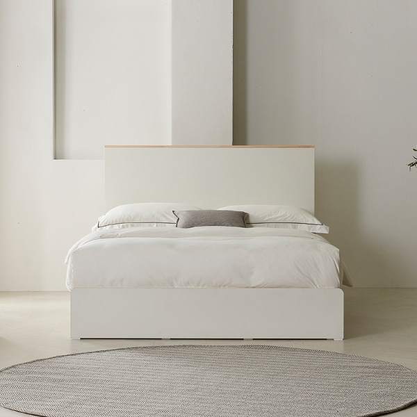 [by CASAMIA] 휴이드 모헨 편백 수납 침대 Q+펠리체 매트리스 유로탑