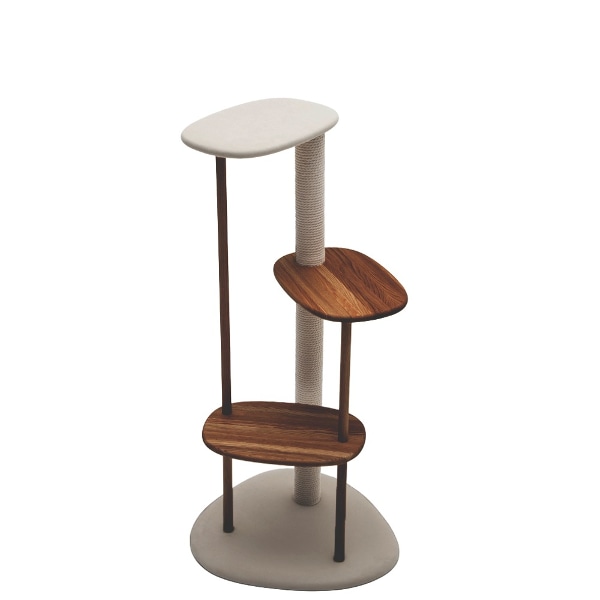 가리모쿠 캣 타워 Karimoku Cat Tree Walnut