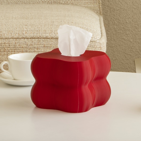 플럼피 티슈 케이스 미니 딥 레드 에코