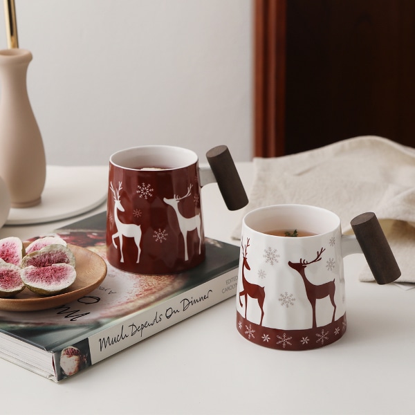 계수나무 디어 머그컵 2P 세트