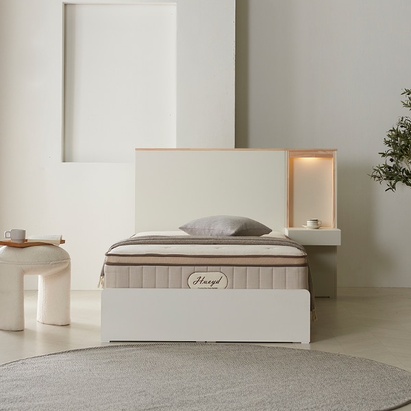 [by CASAMIA] 휴이드 모헨 수납침대 SS(패널 1EA)+펠리체 매트리스 유로탑