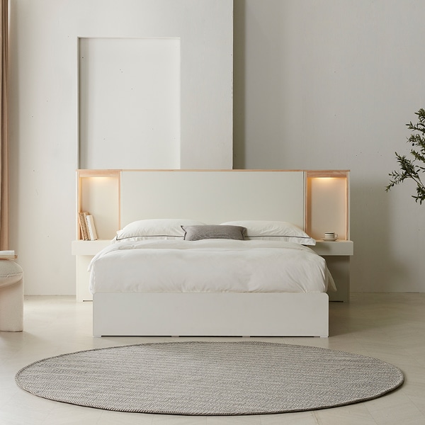 [made by GUUD] 휴이드 모헨 수납침대 Q(패널 2EA)+펠리체 매트리스 유로탑