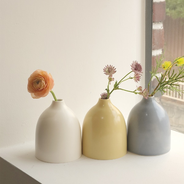 [3color] Hill vase
