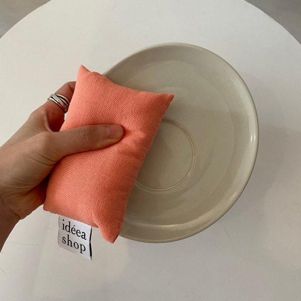 스티치 주방장갑 / 피치 stitch pot holder / peach 