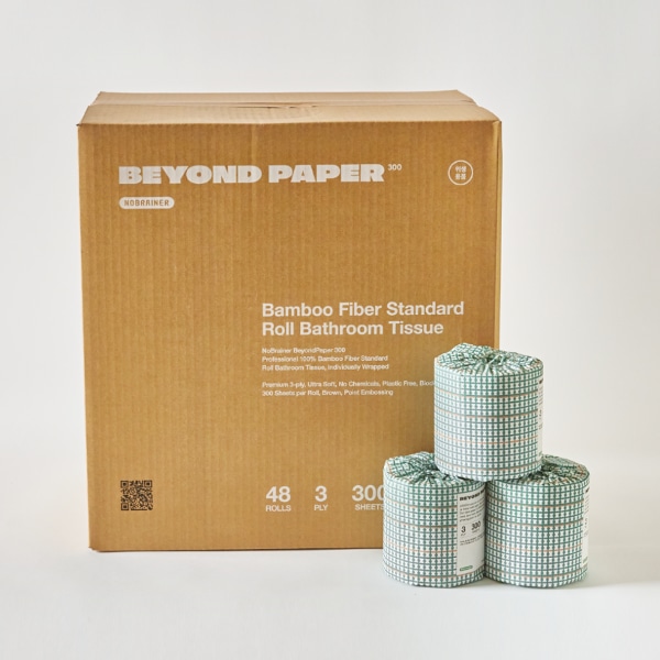 비욘드페이퍼 화장지 3겹 30m 48롤 천연펄프 프리미엄 대나무 화장지 그린타피스트리