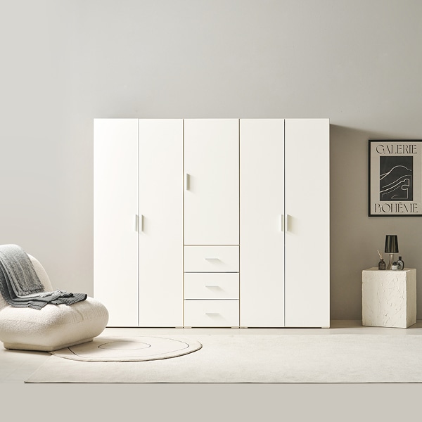 [by CASAMIA] 일상고백 클라로 옷장 210cm (행거형+서랍형+이불장형)