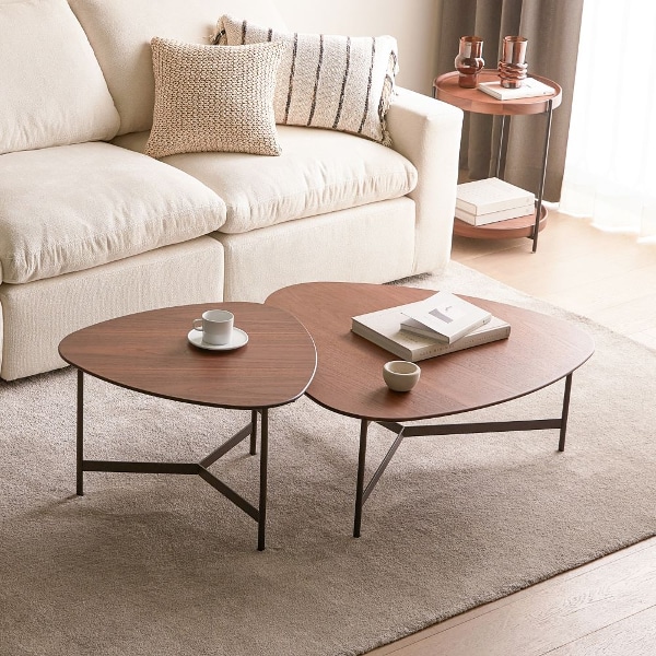 [모음딜]소렌토 월넛 거실 테이블 모음 (옵션 택1)