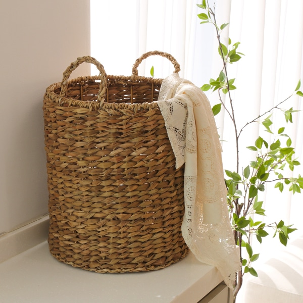 씨그라스 라탄 에코 프레임 바스켓