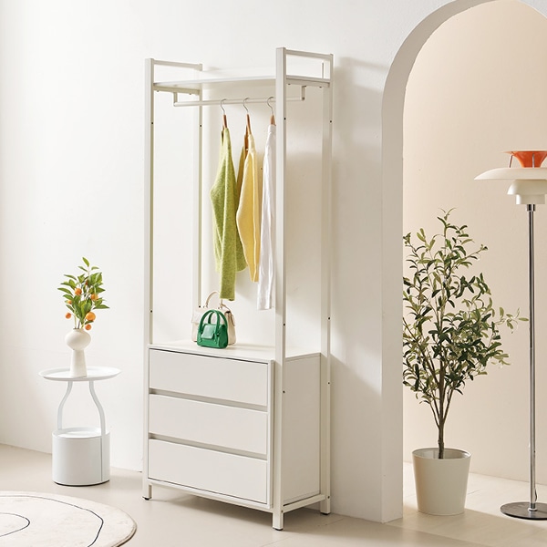 데이지 800 3단 서랍 철제 맞춤 옷장 드레스룸