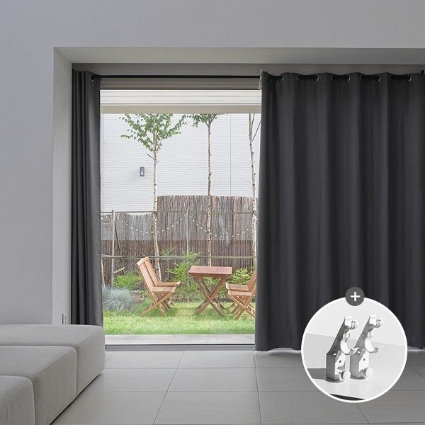 설치하는 암막커튼 올인원 세트 ver.4 (롱/3개입)