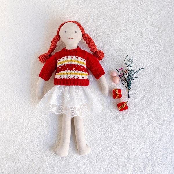 Zgen Urban Christmas Edition Girl 핸드메이드 인형