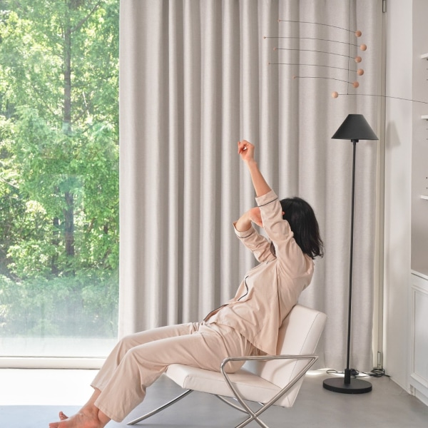 어디든 형상기억 100% 암막 거실 안방 커튼