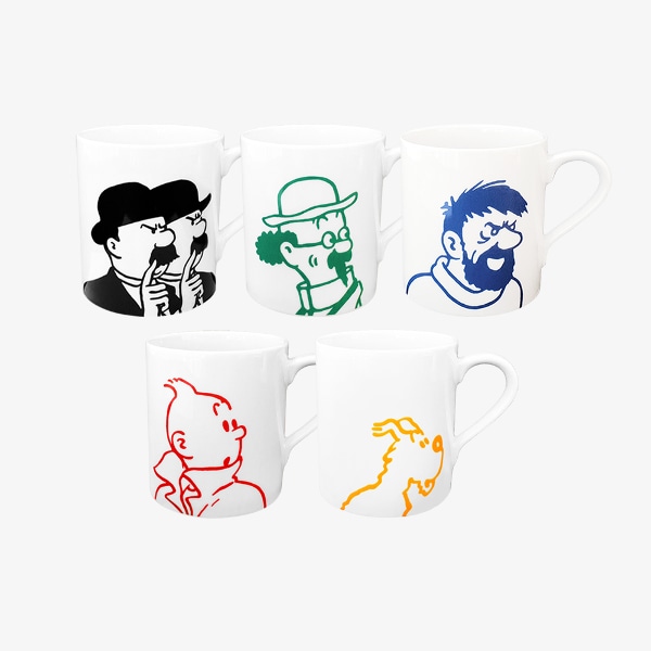 TINTIN MUG 땡땡 캐릭터 머그컵
