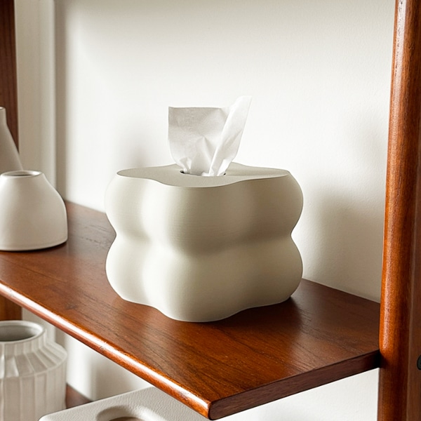 플럼피 티슈 케이스 미니 매트 카키 그레이