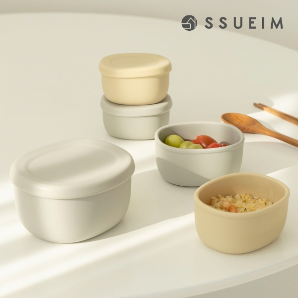 마일드 실리콘 보관용기 3종 세트 (2color)