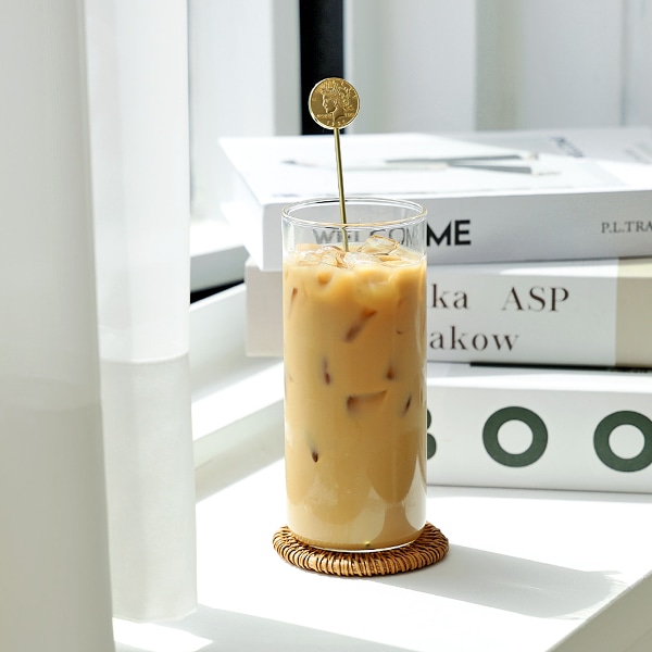 [15% 즉시 할인] 베이직 카페 내열 유리컵 430ml