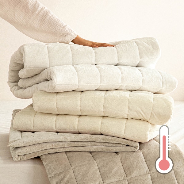 발열 초극세사 두툼한 누빔패드(5cm 더 커진패드, 뒷면 밴딩)