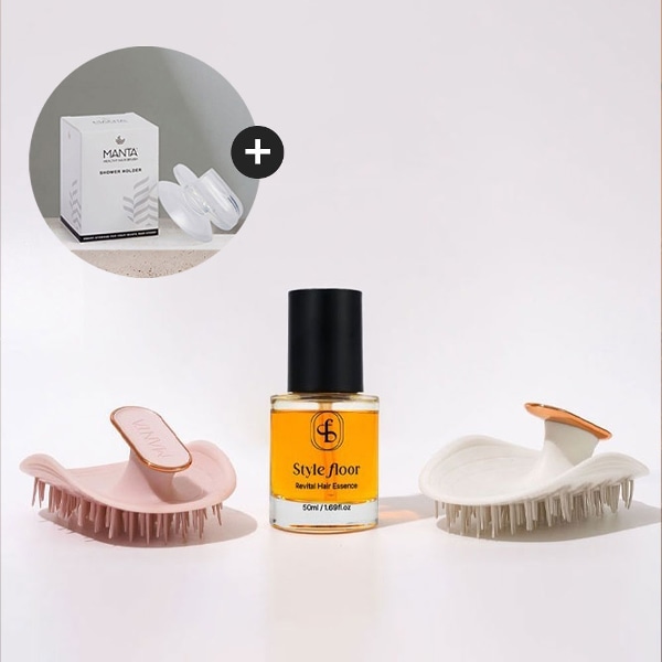 헤어브러쉬 오리지널+스타일플로어 리바이탈 헤어에센스 50ml