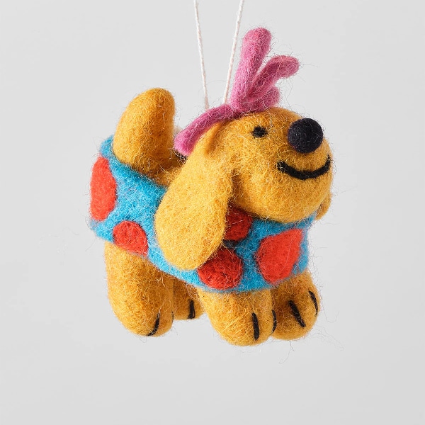 [WRAP] Fifi, Wrapped with Pink Bow 오너먼트