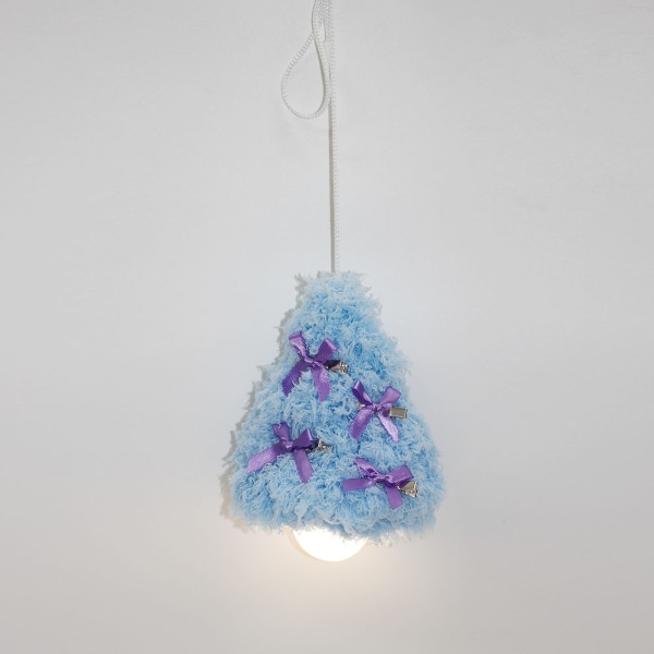 [금주의 특가]  [선물포장] 트리 퍼 램프 tree fur lamp - Sky blue