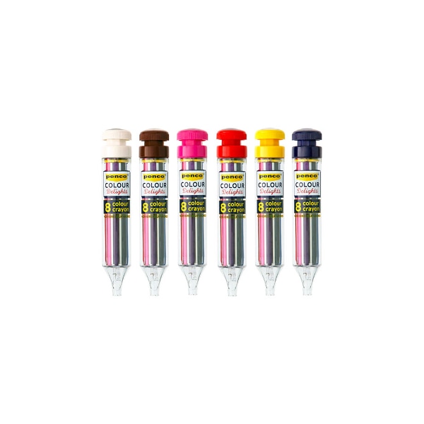 8colour crayon