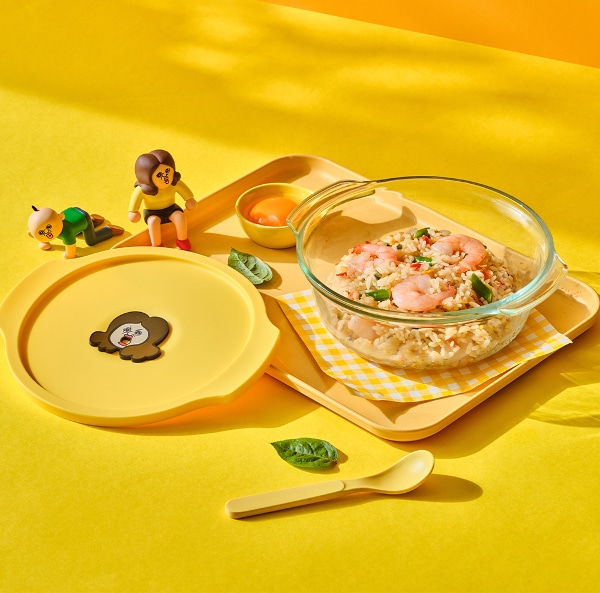 글라스락X빵빵이의 일상 스팀 폭발! 볶음밥 렌지쿡(옥지)