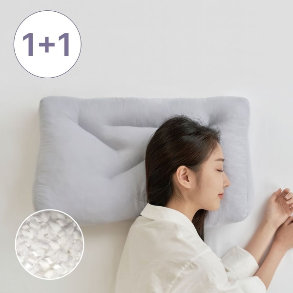 [1+1] 자세맞춤 메모리솜 고밀도 경추베개 55X30 (택1)