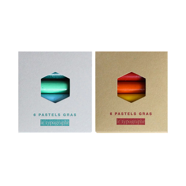 [LE TYPOGRAPHE] 오일 파스텔, 12colors