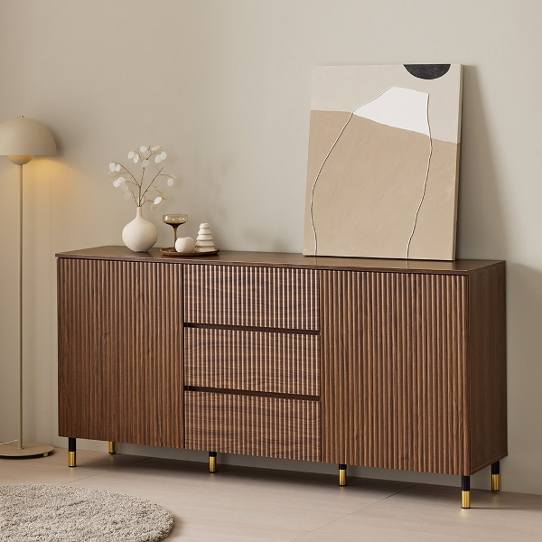 켄트 더높은 템바보드 티비다이 거실장 1800 3서랍형