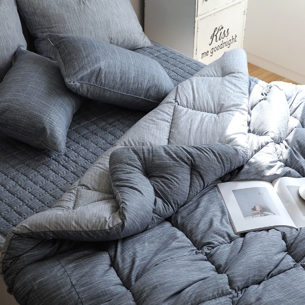 더블리 이든 마이크로 차렵이불 SS/Q 단품&세트 2컬러