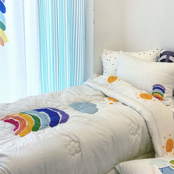 리틀 레인보우 차렵 이불 세트