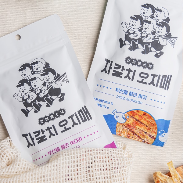 부산을 품은 건어물 Best 3종 세트 (오징어+아귀+쥐포)