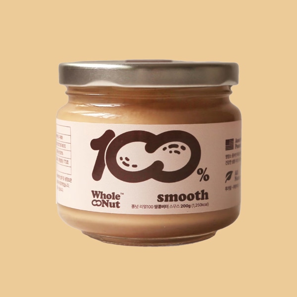 홀넛 리얼100 땅콩버터 스무스 200g