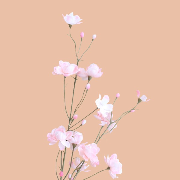 미니 벚꽃 봄꽃 조화 (3colors)