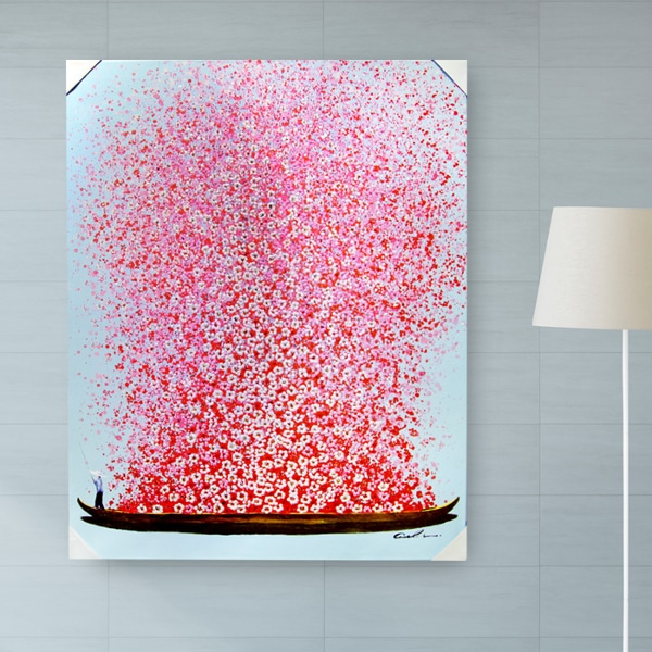 아트 캔버스 픽처 80*100cm _ 어부의 꽃낚시