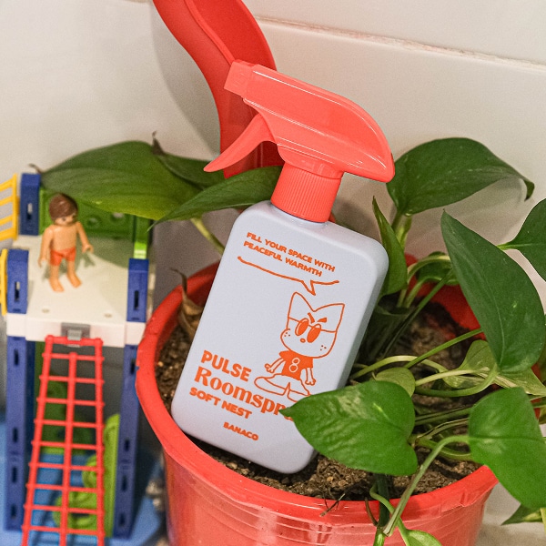 [무료배송] 바나코 펄스 룸스프레이 250ml / 패브릭 탈취제 저자극 밤쉘 파우더 우디 그린노트