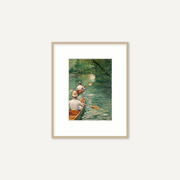 구스타브 카유보트 / Les Périssoires, 1878_액자 포함