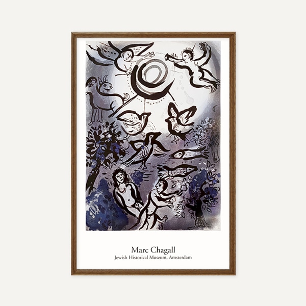 마르크 샤갈 / Creation, 1960_액자 포함